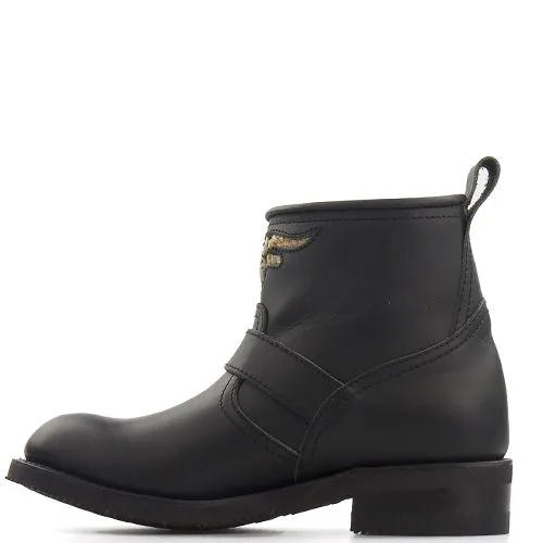 Sendra 12620 bikerboots Carol Pull Oil zwart